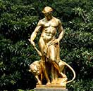 Dionysus Gilt Bronze, 1936 by Edward Francis McCartan. 